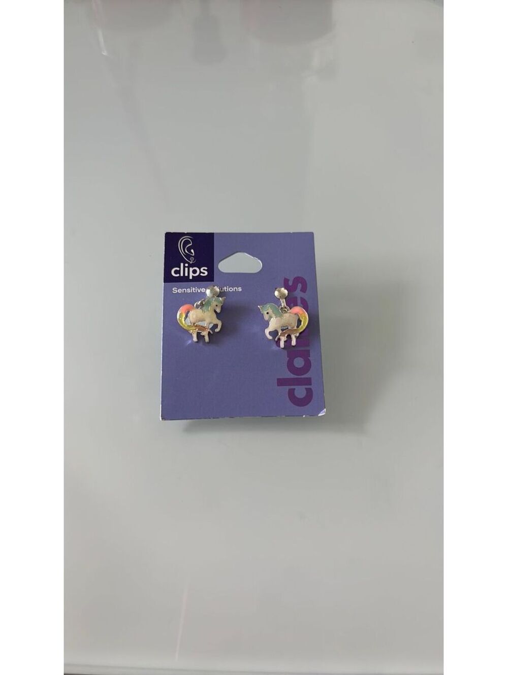 Clip on Unicorn earrings